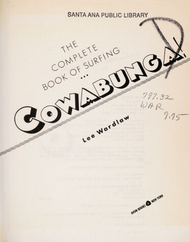 Book cover for Cowabunga!
