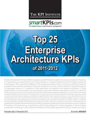 Book cover for Top 25 Enterprise Architecture KPIs of 2011-2012