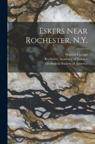 Cover of Eskers Near Rochester, N.Y. [microform]