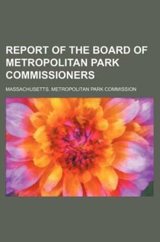 Cover of Report of the Board of Metropolitan Park Commissioners