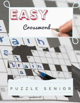 Book cover for Easy Crossword Puzzle Senior