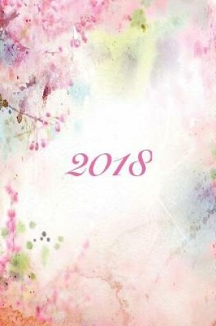 Cover of Beautiful Pink Dreamscape 2018 Academic Year 18 Month Planner.PDF