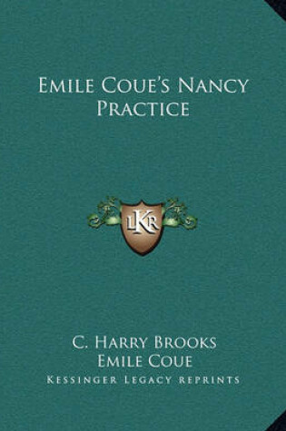 Cover of Emile Coue's Nancy Practice