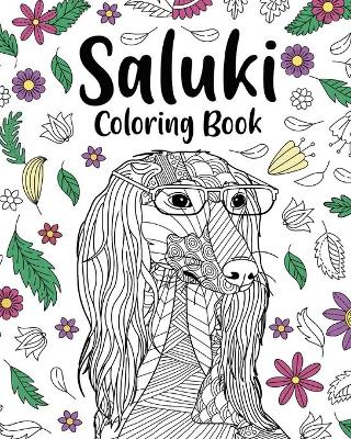 Book cover for Saluki Coloring Book