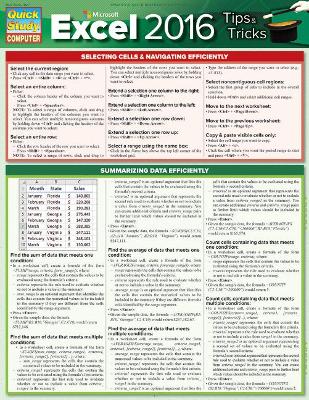 Book cover for Microsoft Excel 2016 Tips & Tricks