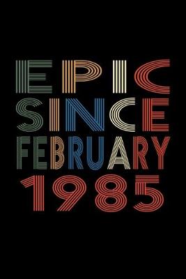 Book cover for Epic Since February 1985