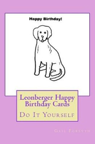 Cover of Leonberger Happy Birthday Cards