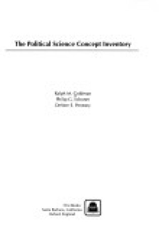 Cover of Political Science Concept Inventory