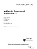 Book cover for Multimedia Systems and Applications IX