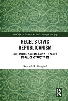 Book cover for Hegel’s Civic Republicanism