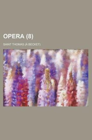 Cover of Opera (8 )