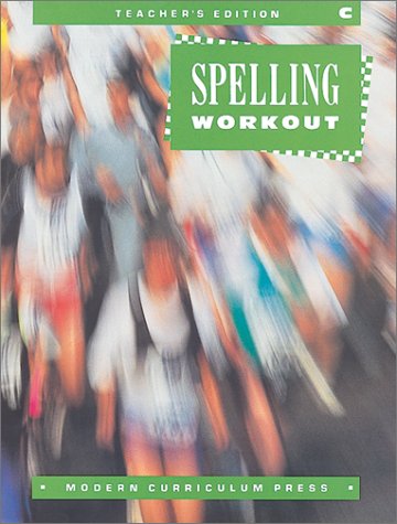 Book cover for MCP Spelling Workout Student C