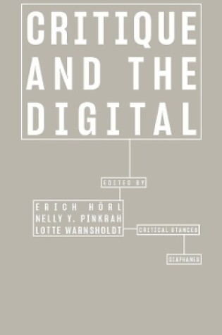 Cover of Critique and the Digital