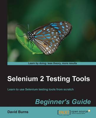 Book cover for Selenium 2 Testing Tools: Beginner's Guide