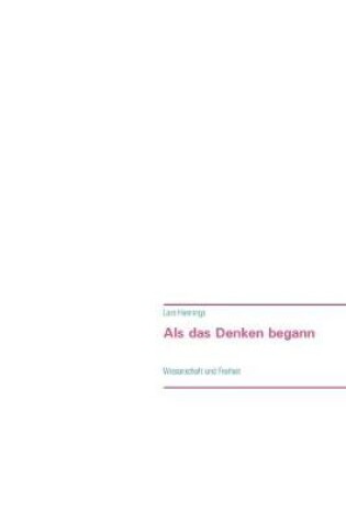 Cover of Als das Denken begann