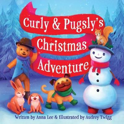 Book cover for Curly & Pugsly's Christmas Adventure