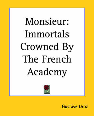 Book cover for Monsieur