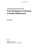 Book cover for From Earthquake Acceleration to Seismic Displacement