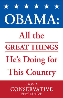 Book cover for Obama: All the Great Things He's Doing for This Country