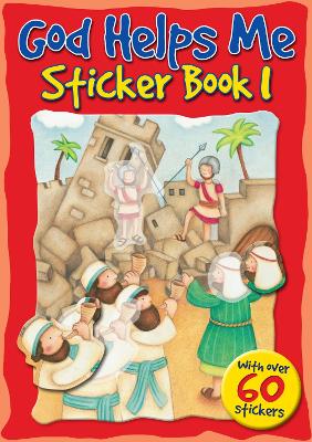 Book cover for God Helps Me Sticker Book 1