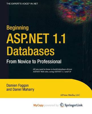 Book cover for Beginning ASP.Net 1.1 Databases