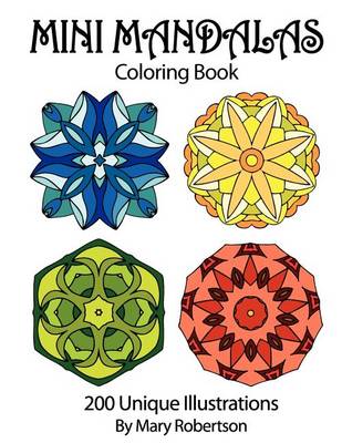 Book cover for Mini Mandalas Coloring Book