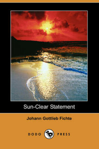 Cover of Sun-Clear Statement (Dodo Press)