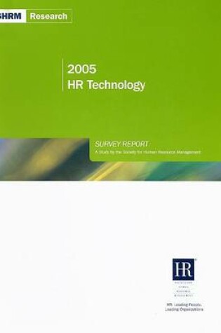 Cover of 2005 HR Technology Survey Report