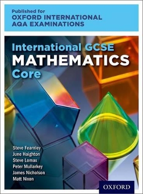 Cover of OxfordAQA International GCSE Mathematics Core (9260)