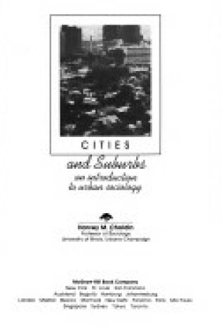 Cover of Cities and Suburbs