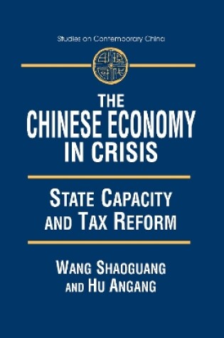 Cover of The Chinese Economy in Crisis