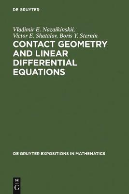 Cover of Contact Geometry and Linear Differential Equations