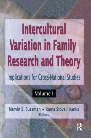 Cover of Intercultural Variation in Family Research and Theory