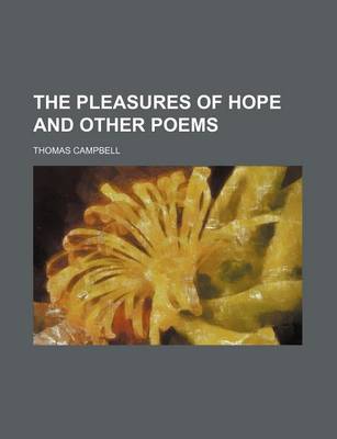 Book cover for The Pleasures of Hope and Other Poems