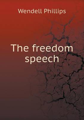 Book cover for The freedom speech