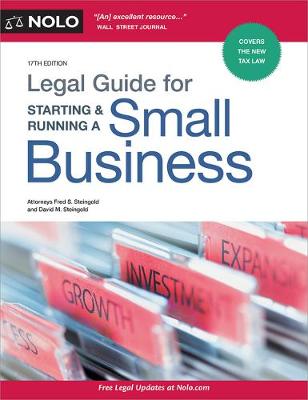 Cover of Legal Guide for Starting & Running a Small Business