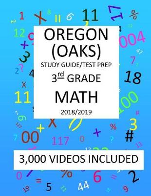 Book cover for 3rd Grade OREGON OAKS, 2019 MATH, Test Prep