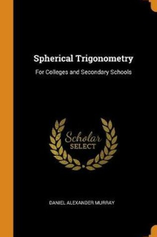 Cover of Spherical Trigonometry