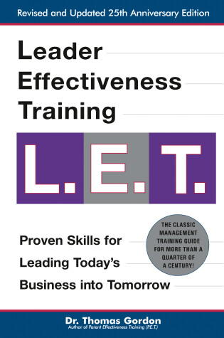 Cover of Leader Effectiveness Training: L.E.T. (Revised)