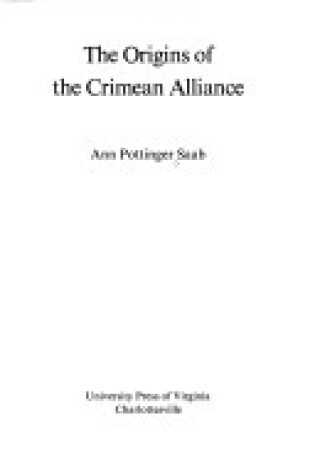 Cover of The Origins of the Crimean Alliance