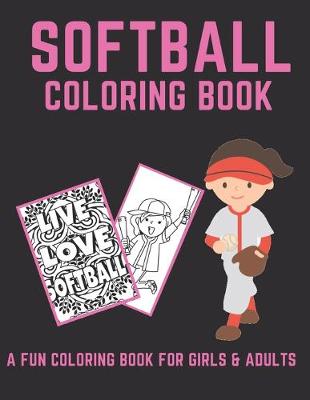 Cover of Softball Coloring Book