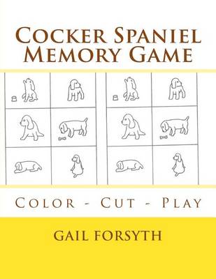 Book cover for Cocker Spaniel Memory Game