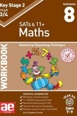 Cover of KS2 Maths Year 3/4 Workbook 8