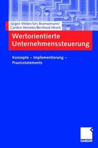 Cover of Wertorientierte Unternehmenssteuerung