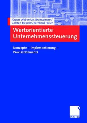 Book cover for Wertorientierte Unternehmenssteuerung