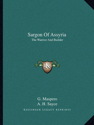 Book cover for Sargon of Assyria