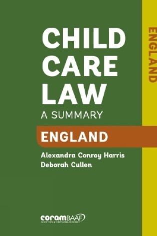 Cover of Child Care Law: England 7th Edition