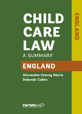 Book cover for Child Care Law: England 7th Edition