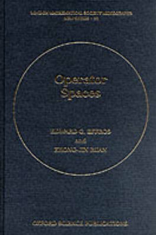 Cover of Operator Spaces