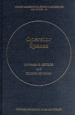 Book cover for Operator Spaces